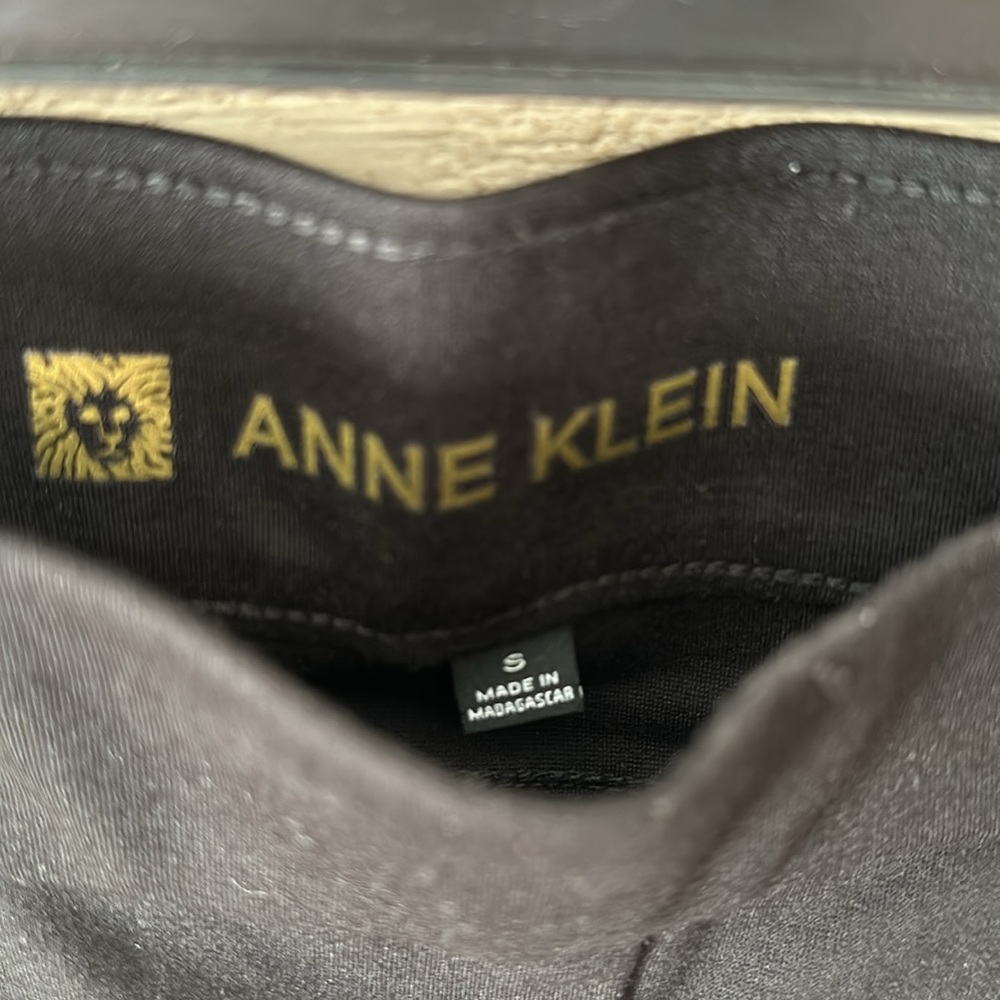 Anne Klein Tummy Control Black Ponte Pant - Picture 4 of 8